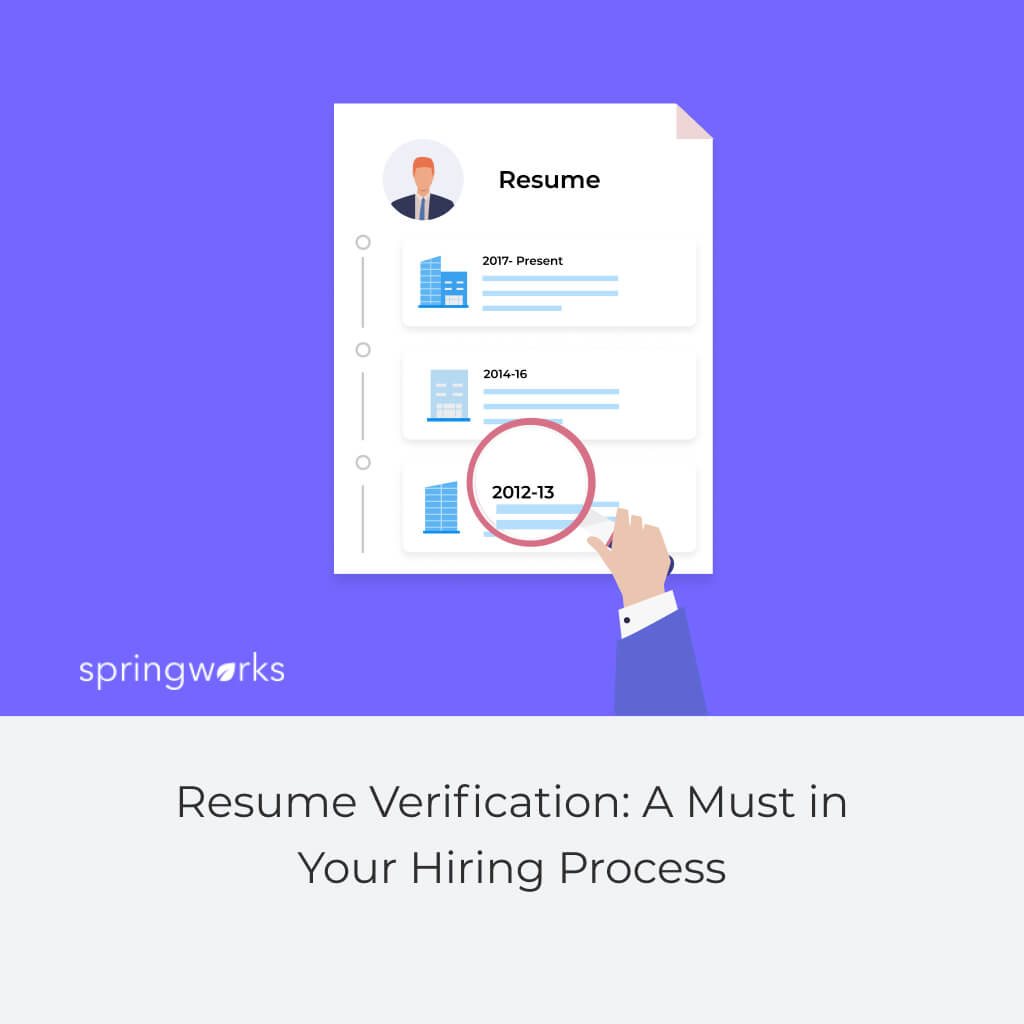 resume verification