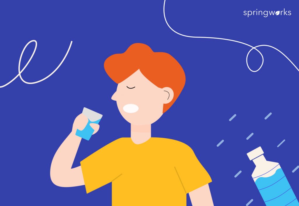 Drinking water improves Employees’ Physical and Mental Well-being