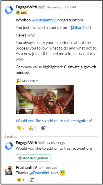 peer to peer recognition