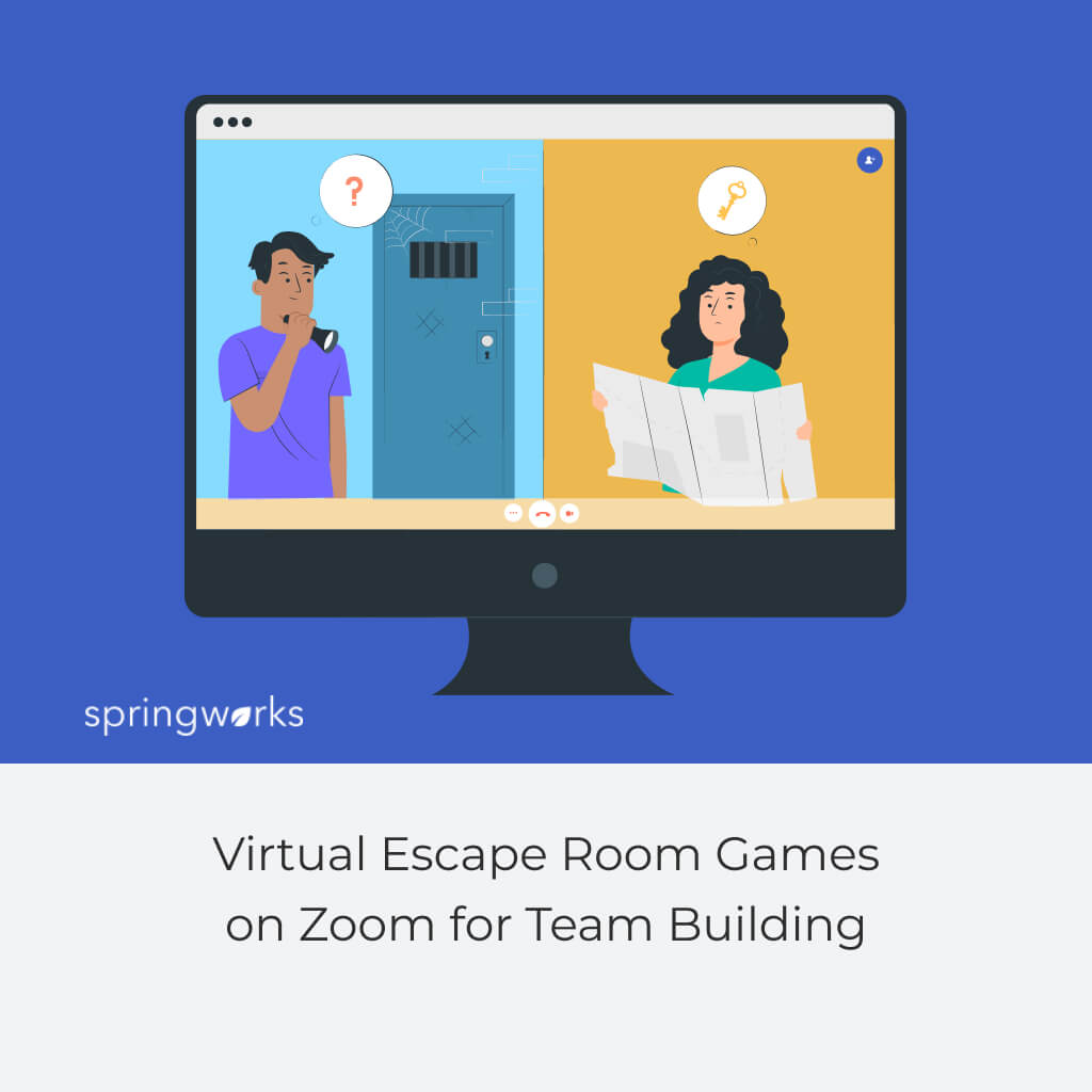 Virtual Escape Room Games on Zoom for Team Building
