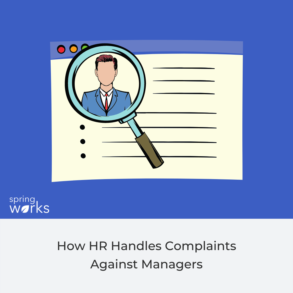 How HR Handles Complaints Against Managers
