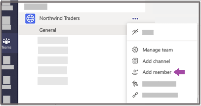 Add a Member to a team