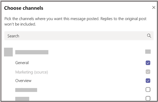 Cross-post a Channel Conversation