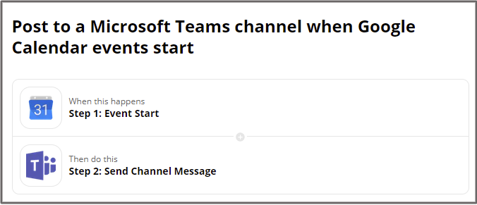 Google Calendar MSTeams