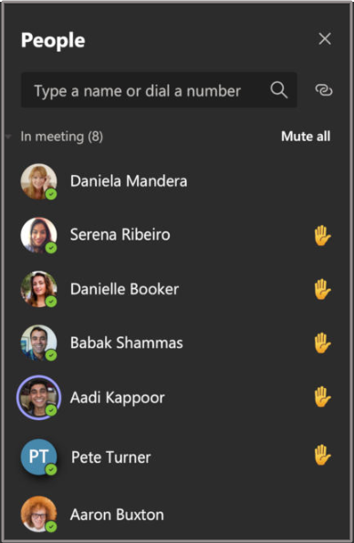 Raise Your Hand In a Meeting