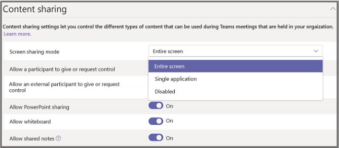 Share your screen during the meeting