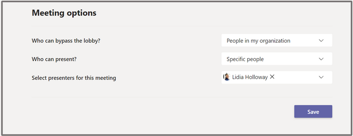 Stay in control of your meeting