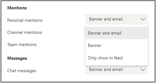 Stop email notifications