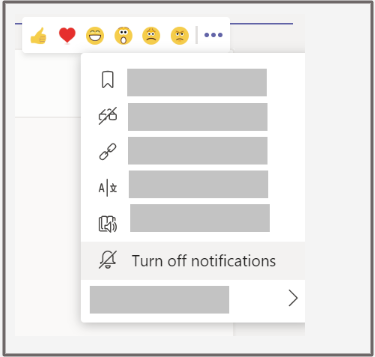 Turn off notifications for specific conversations