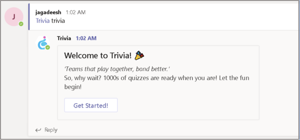 Use Trivia to have Fun with your team