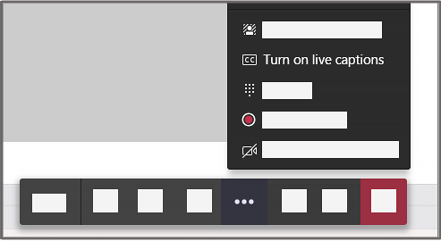 Use live captions in a Teams meeting