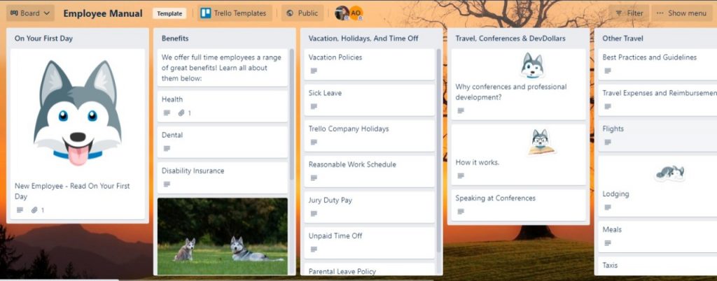 remote work employee handbook