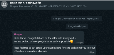 setting up open communication channel