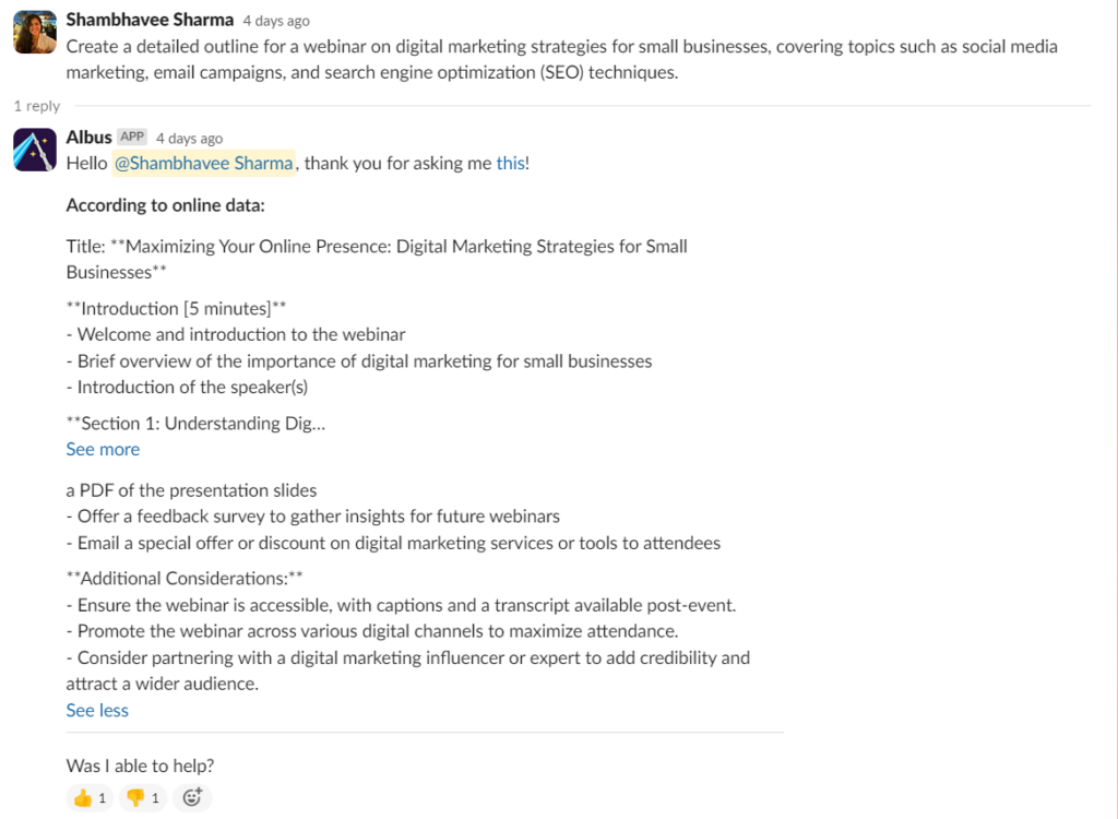 AI generated content