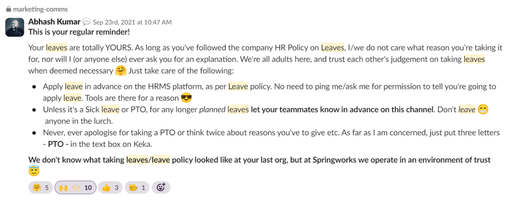 employee perks and benefits