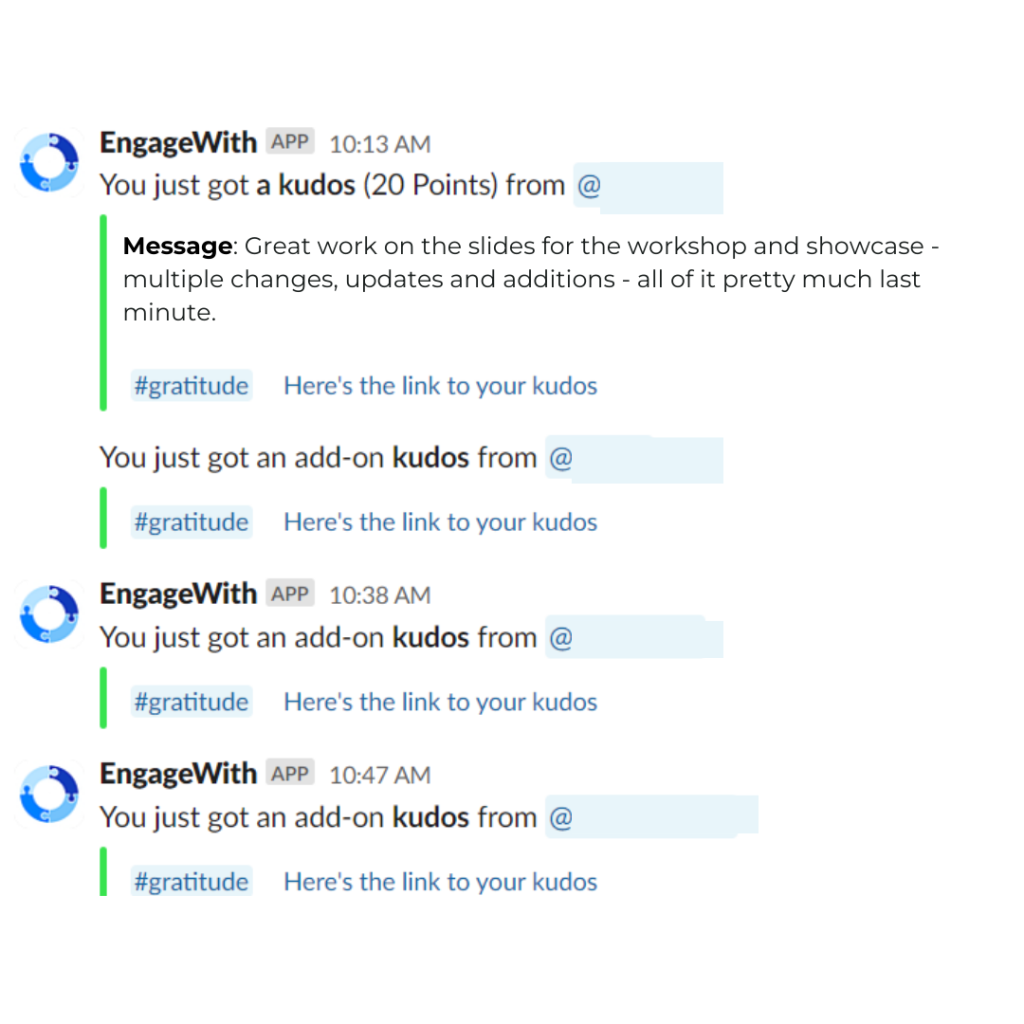 Recognition, motivation, rewards, engagement, points